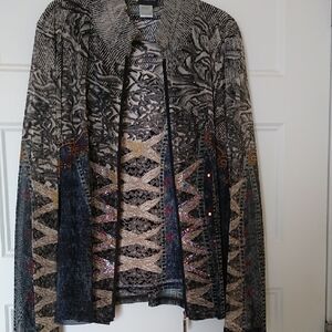 Boutique Jacket with Matching Top - L